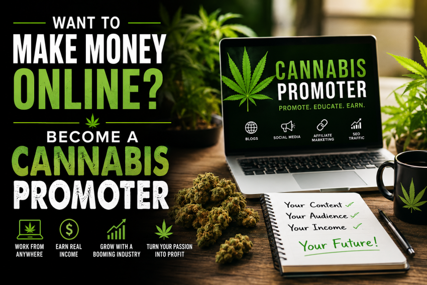 Become a cannabis promoter