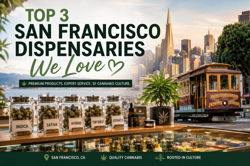 3 best cannabis dispensaries san franciso