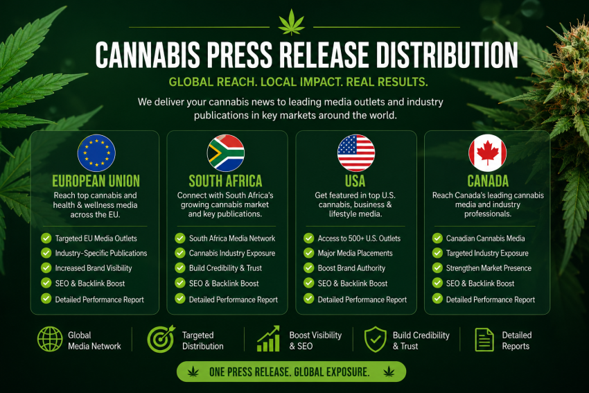 cannabis press release distribution
