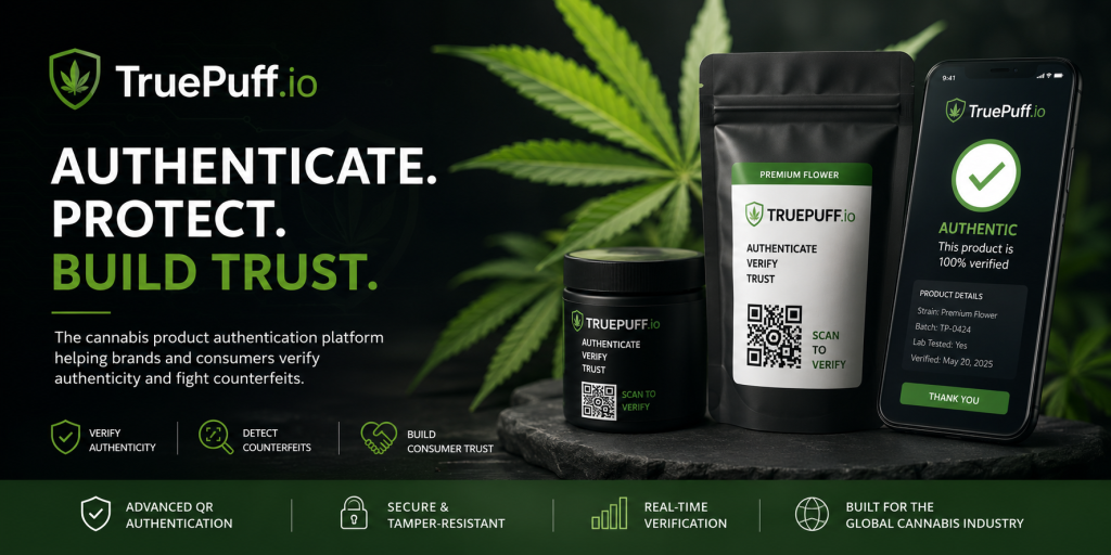 truepuff.io autenticate protect build trust header